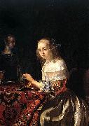 Lacemaker. Frans van Mieris